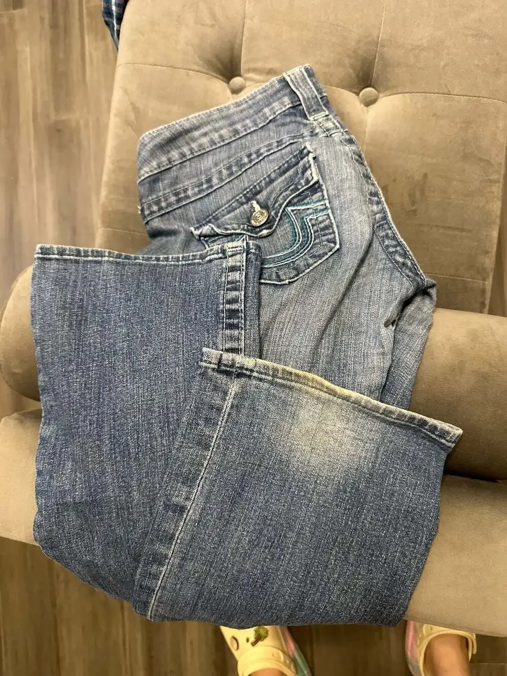 Vintage True Religion "Section Straight" Women’s Jeans - Picture 5 of 5
